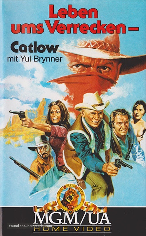 Catlow - German VHS movie cover
