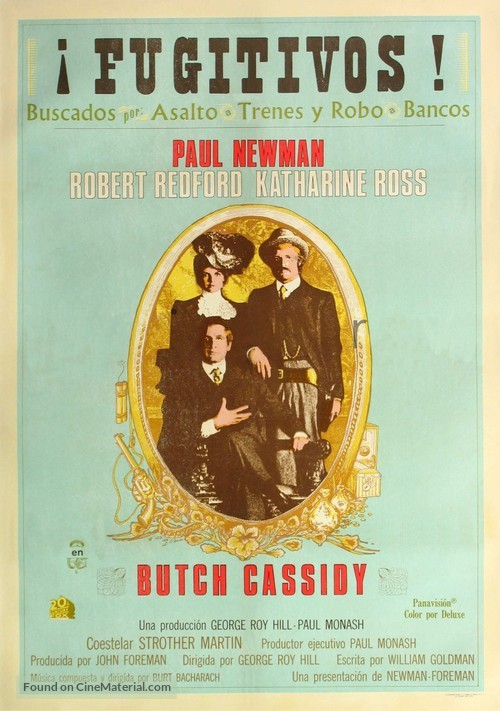 Butch Cassidy and the Sundance Kid - Colombian Movie Poster