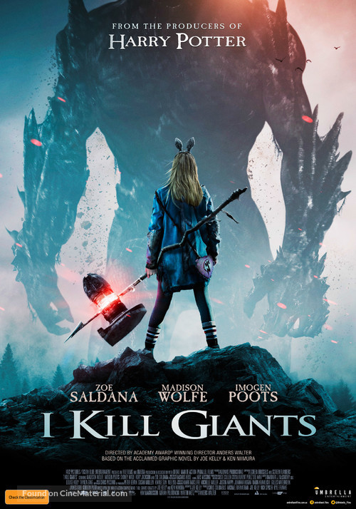 I Kill Giants - Australian Movie Poster