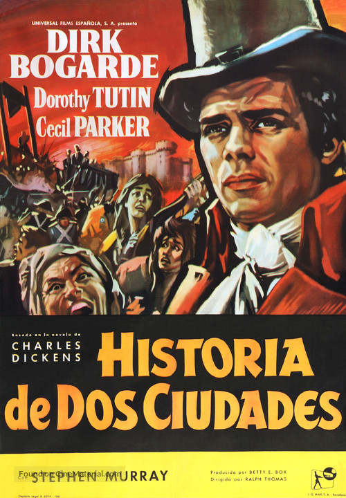 A Tale of Two Cities - Spanish Movie Poster