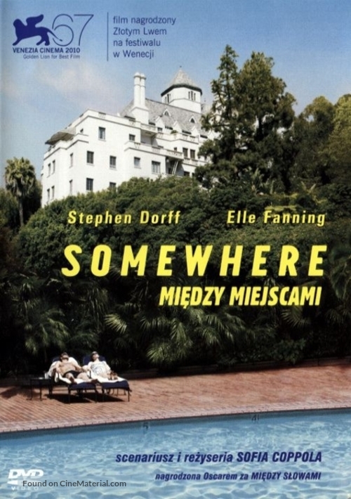 Somewhere - Polish DVD movie cover