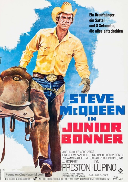 Junior Bonner - German Movie Poster