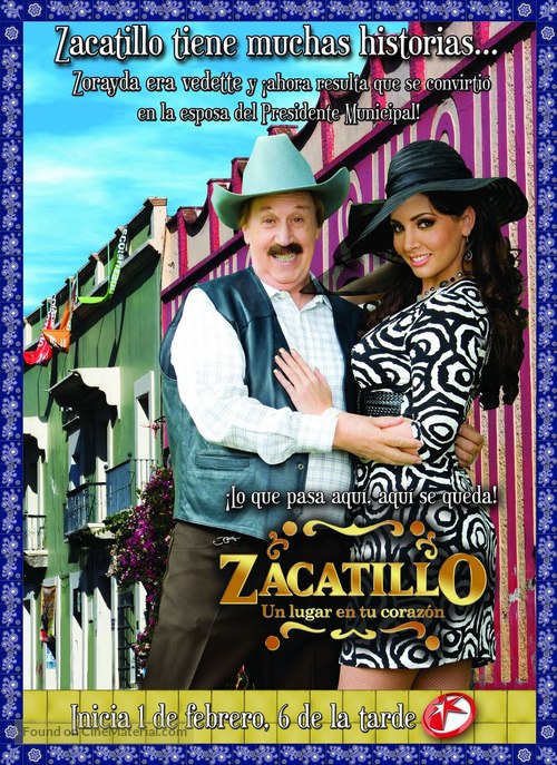 &quot;Zacatillo, un lugar en tu coraz&oacute;n&quot; - Mexican Movie Poster