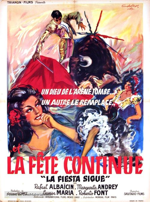 La fiesta sigue - French Movie Poster