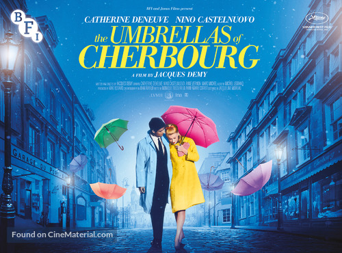 Les parapluies de Cherbourg - British Re-release movie poster