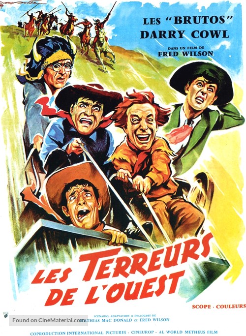 I magnifici brutos del West - French Movie Poster