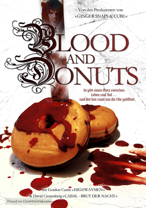 Blood &amp; Donuts - German poster