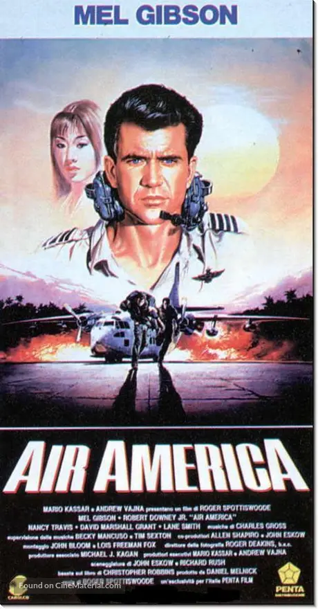 Download Air America 1990 Italian Movie Poster For iPhone Wallpaper Air America 1990 Italian Movie Poster Desktop Wallpaper Free