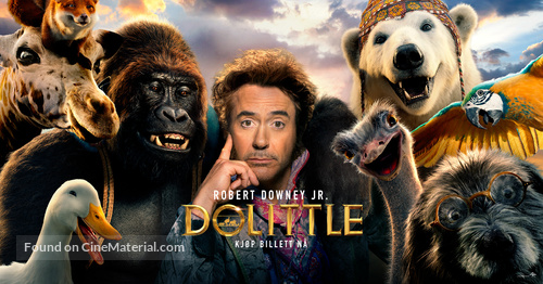 Dolittle - Danish Movie Poster