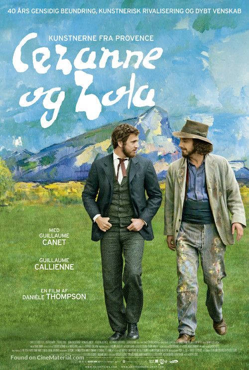 C&eacute;zanne et moi - Danish Movie Poster