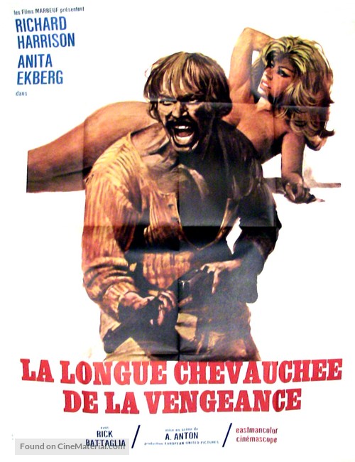 La lunga cavalcata della vendetta - French Movie Poster