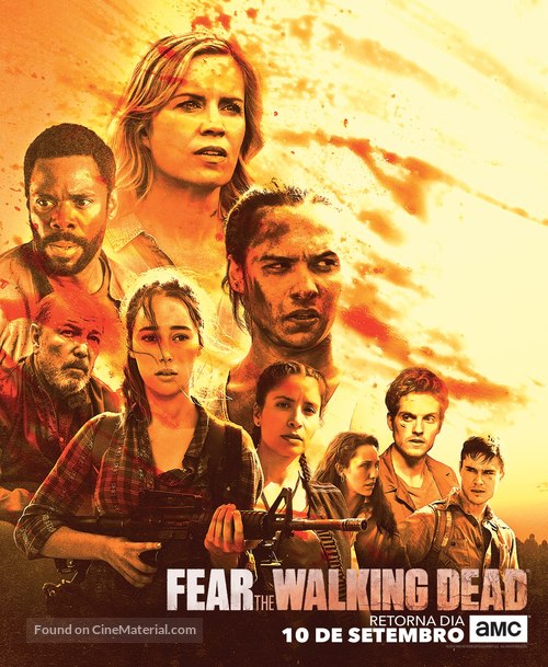 &quot;Fear the Walking Dead&quot; - Brazilian Movie Poster