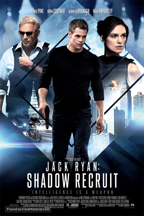 Jack Ryan: Shadow Recruit - Norwegian Movie Poster