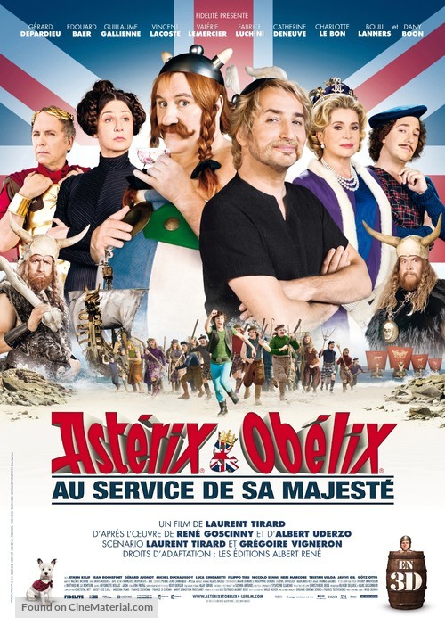 Ast&eacute;rix et Ob&eacute;lix: Au Service de Sa Majest&eacute; - French Movie Poster