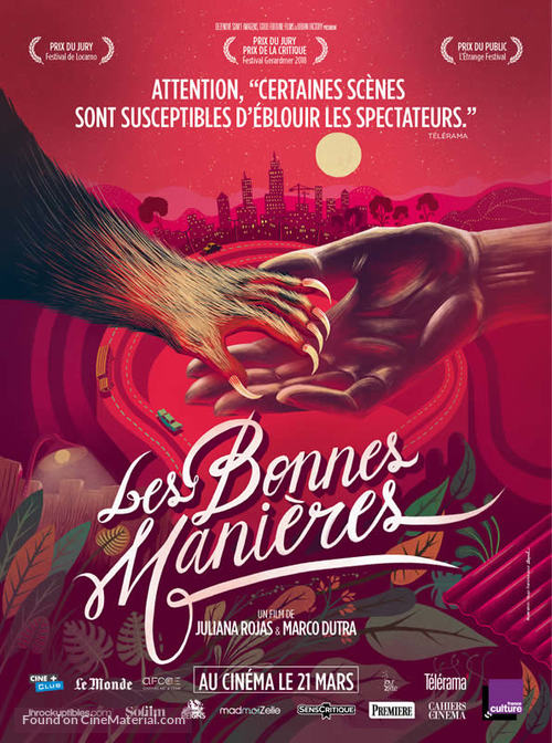 As Boas Maneiras - French Movie Poster