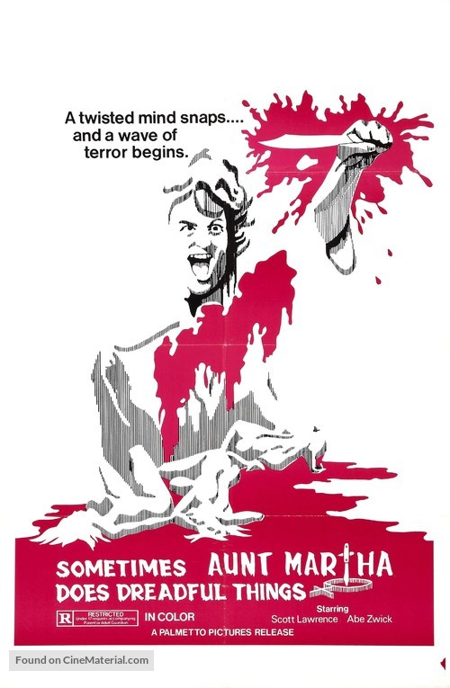 Sometimes Aunt Martha Does Dreadful Things - Movie Poster