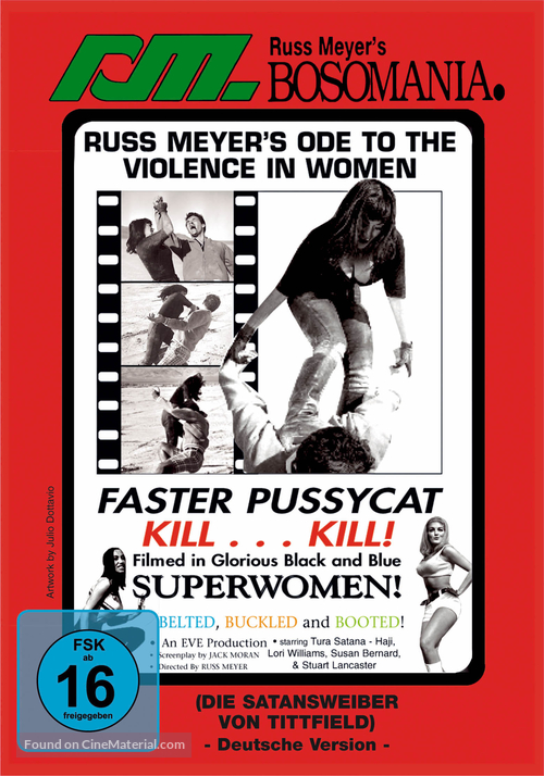Faster, Pussycat! Kill! Kill! - German DVD movie cover