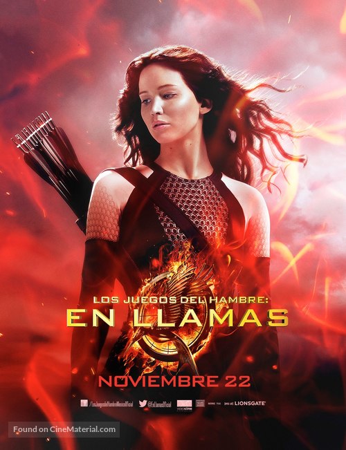 The Hunger Games: Catching Fire - Mexican Movie Poster