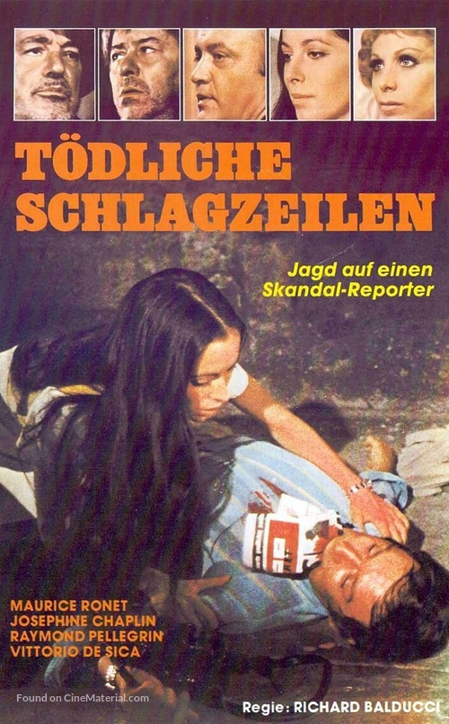 L&#039;odeur des fauves - German VHS movie cover