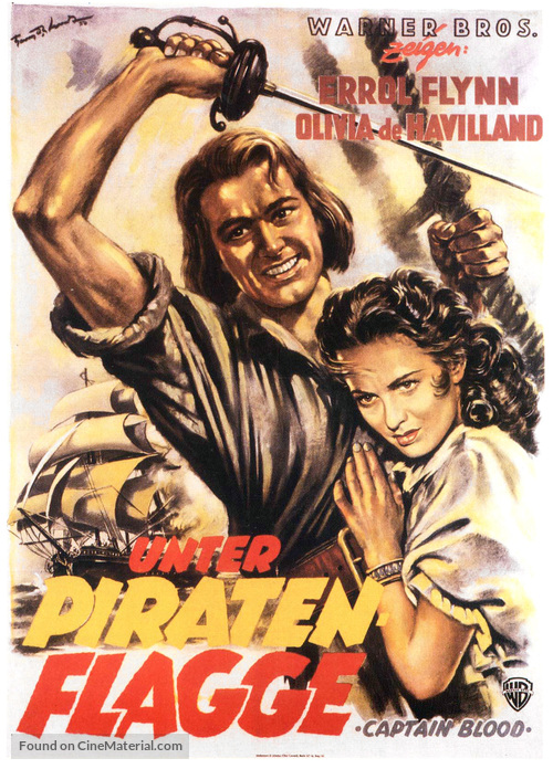 Captain Blood - German Movie Poster