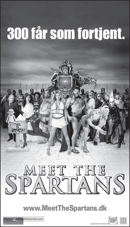 Meet the Spartans - Danish poster