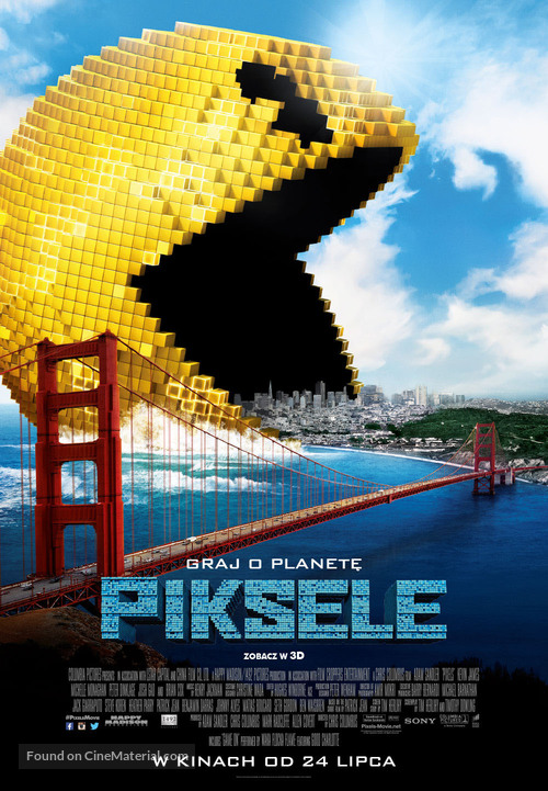 Pixels - Polish Movie Poster