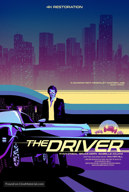 The Driver - British Re-release movie poster