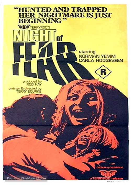 Night of Fear - Australian Movie Poster