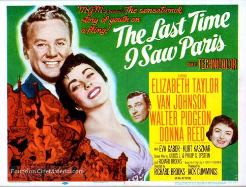 The Last Time I Saw Paris - Movie Poster