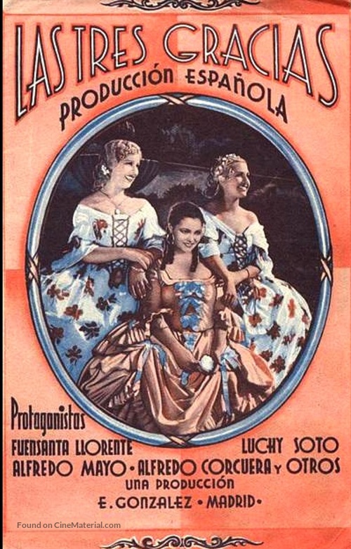 Las tres gracias - Spanish VHS movie cover