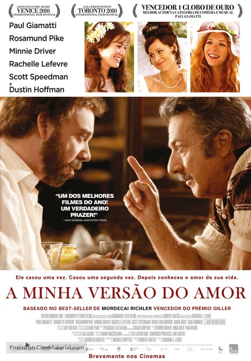 Barney&#039;s Version - Portuguese Movie Poster