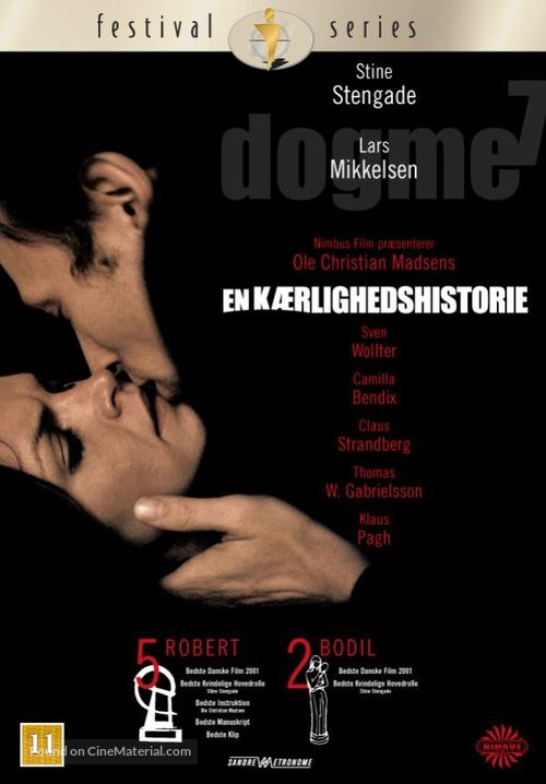 En k&aelig;rlighedshistorie - Danish DVD movie cover