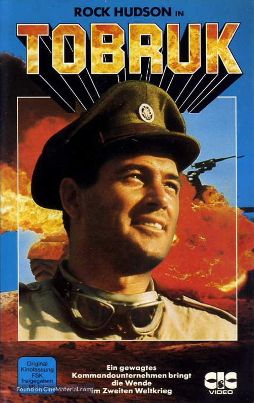 Tobruk - German VHS movie cover