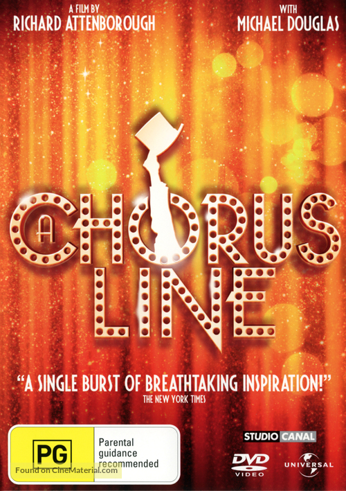 A Chorus Line - Australian DVD movie cover