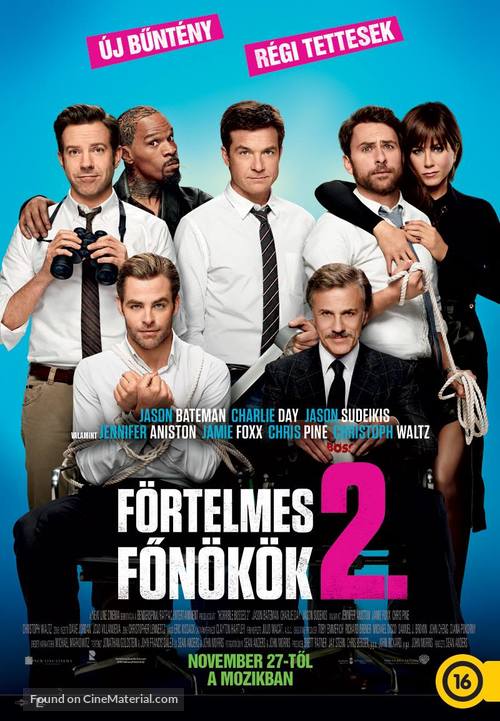 Horrible Bosses 2 - Hungarian Movie Poster