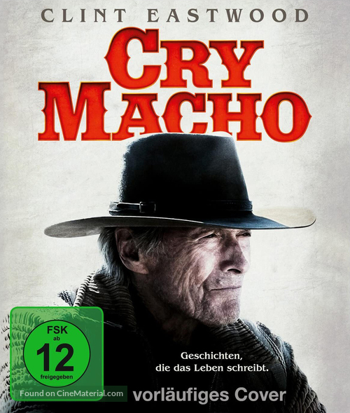 Cry Macho - German Movie Cover