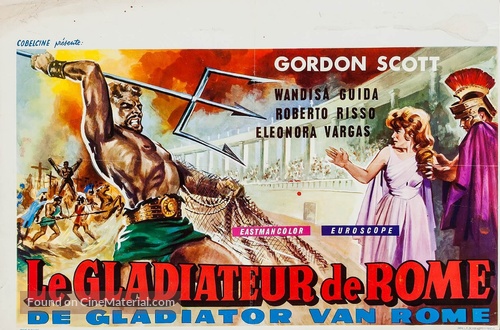 Il gladiatore di Roma - Belgian Movie Poster