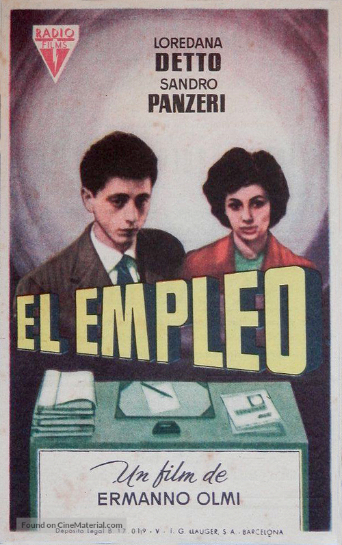 Il posto - Spanish Movie Poster