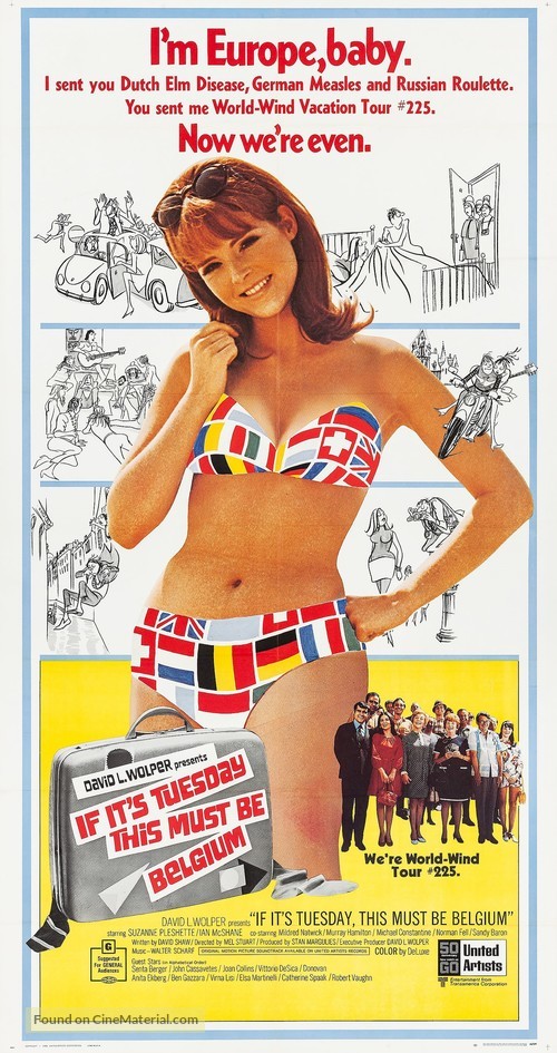If It&#039;s Tuesday, This Must Be Belgium - Movie Poster