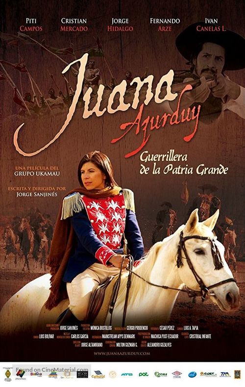 Juana Azurduy, Guerrillera de la Patria Grande - Bolivian Movie Poster