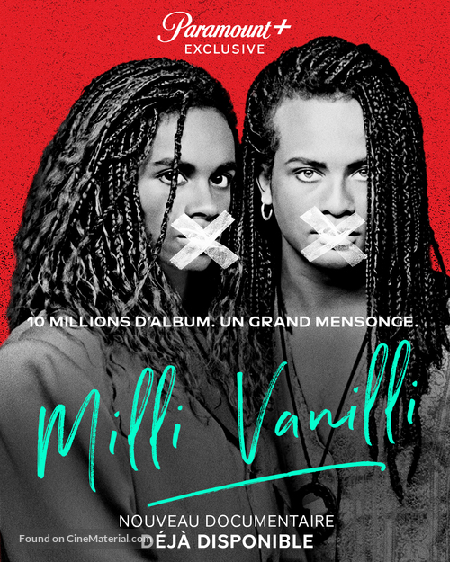 Milli Vanilli - French Movie Poster