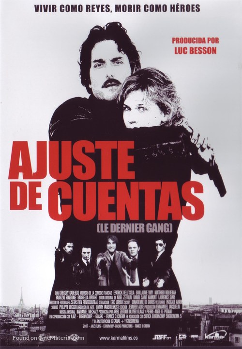 Le dernier gang - Spanish Movie Poster