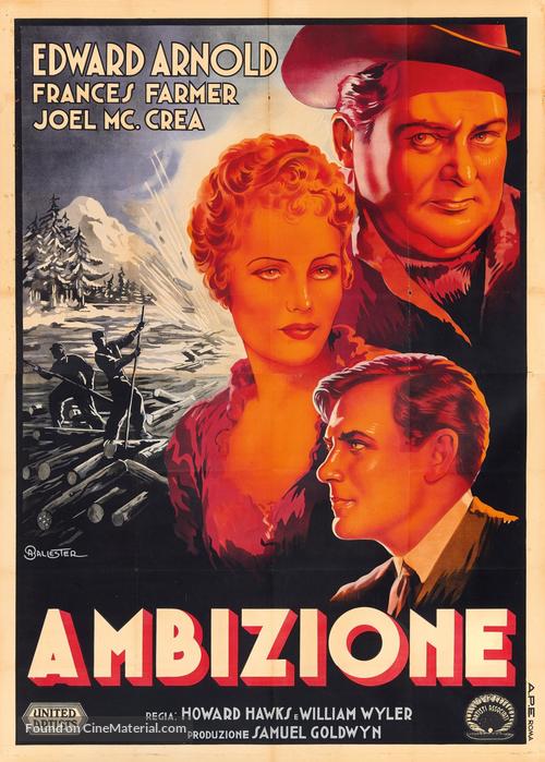Come and Get It - Italian Movie Poster