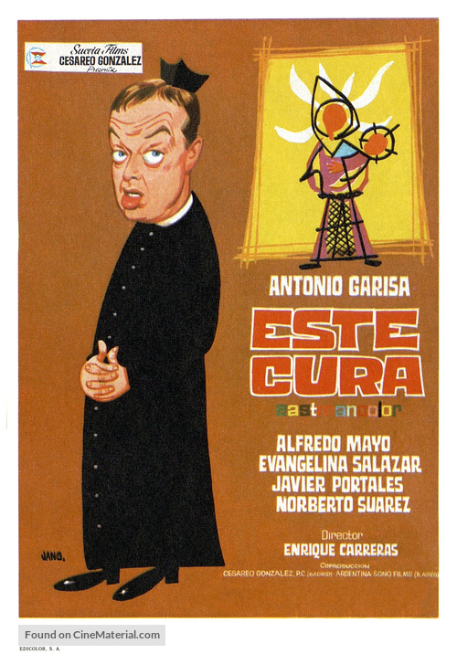 Este cura - Spanish Movie Poster