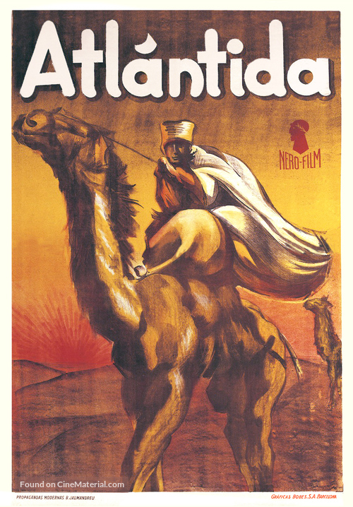 L&#039;Atlantide - Spanish Movie Poster