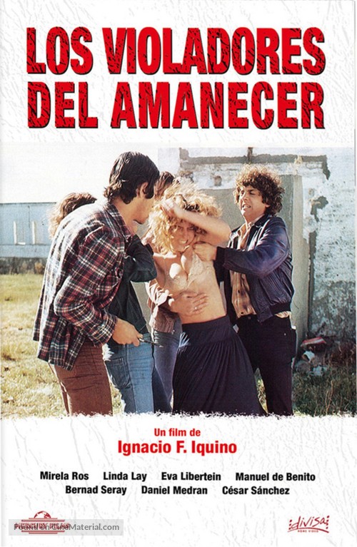 Los violadores del amanecer - Spanish DVD movie cover