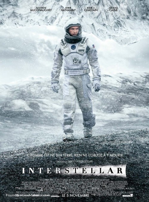 Interstellar - French Movie Poster