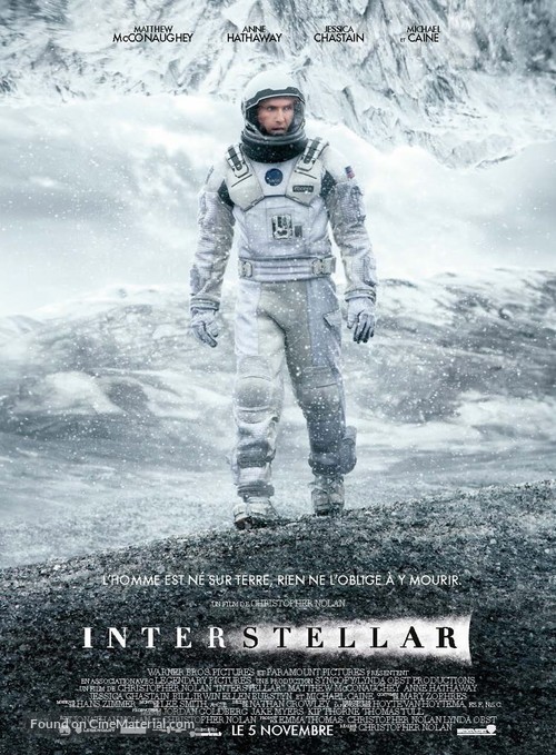 Interstellar - French Movie Poster