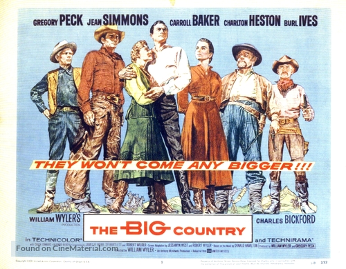 The Big Country - Movie Poster