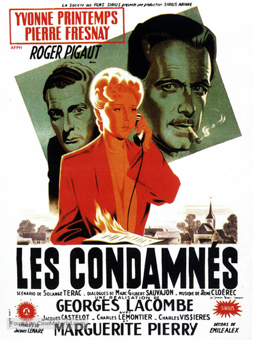 Les condamn&eacute;s - French Movie Poster